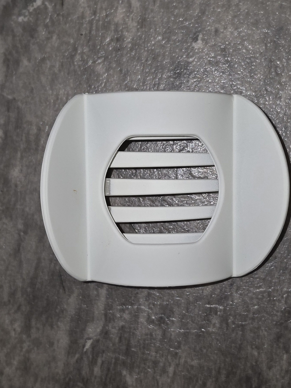 White Flat-Lay Hair Claw Clip BNIB